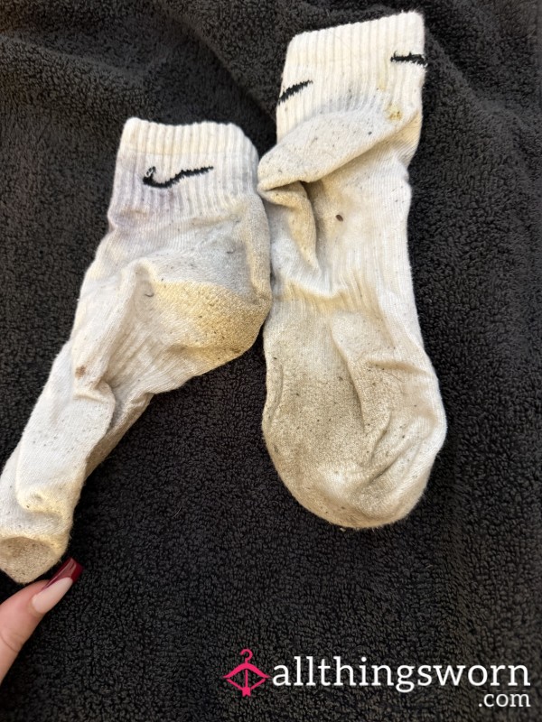 Dirty White Socks