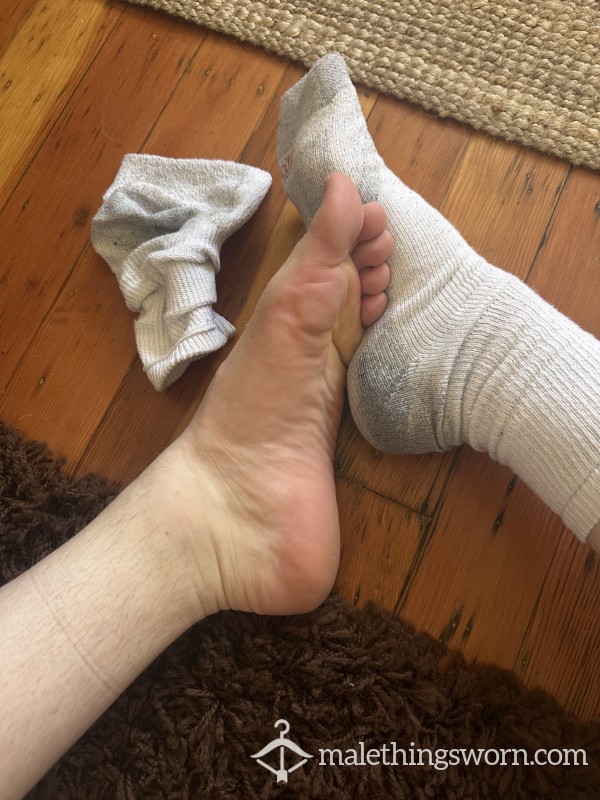 Dirty White Tube Socks