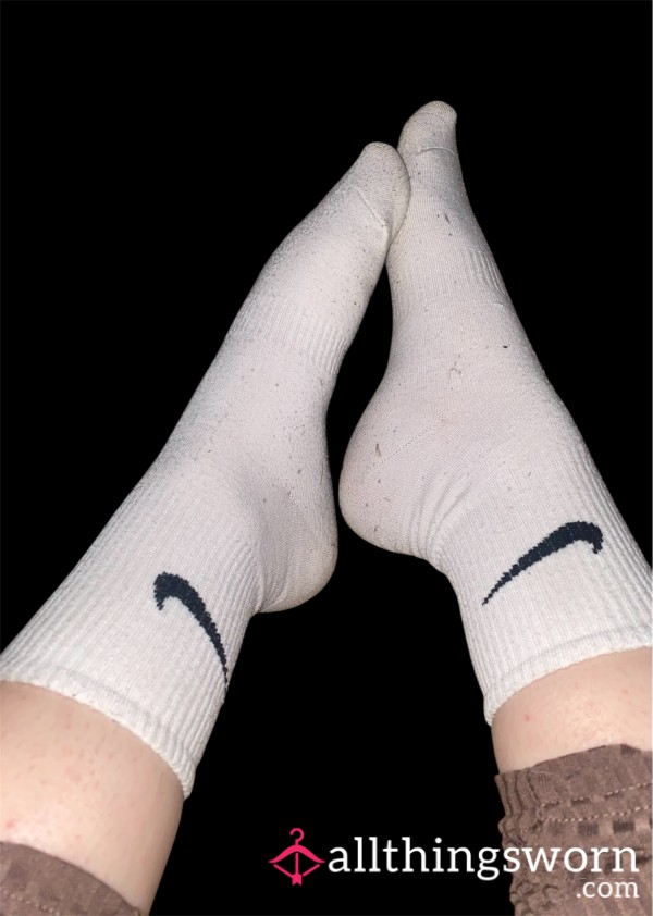 Dirty Worn Nikey Socks