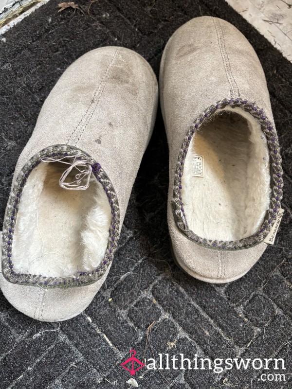 Dirty Worn Slippers