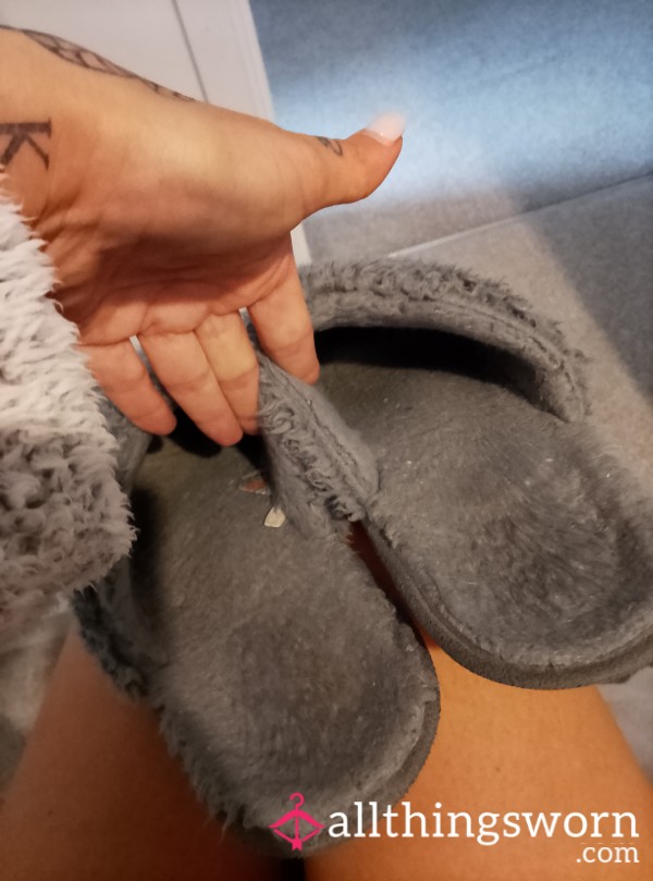 Dirty Worn Slippers