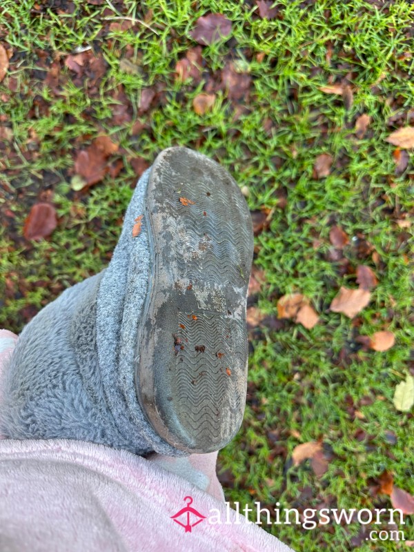 Dirty Worn Slippers