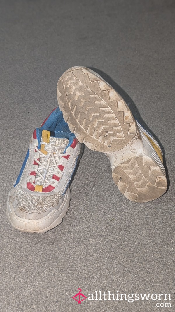 Dirty, Worn Trainers