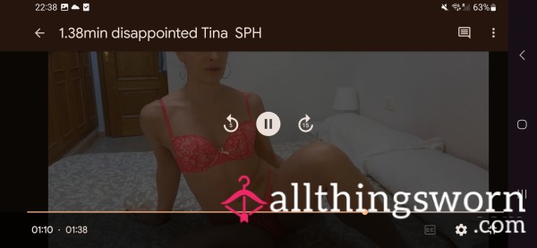 Disappointed Tina SPH 🦐 1.38min