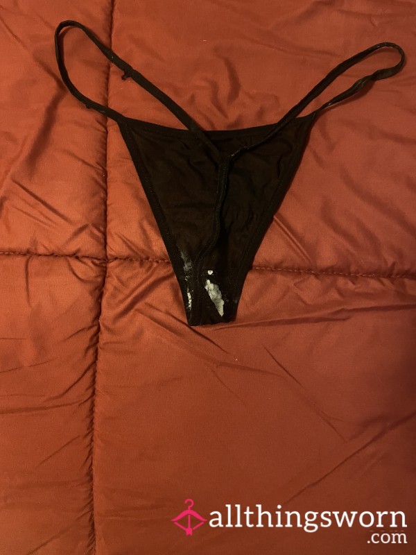 Discharge Black Heavily Worn G String