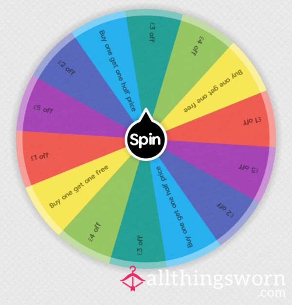 Discounts On My Spin The Wheel Game