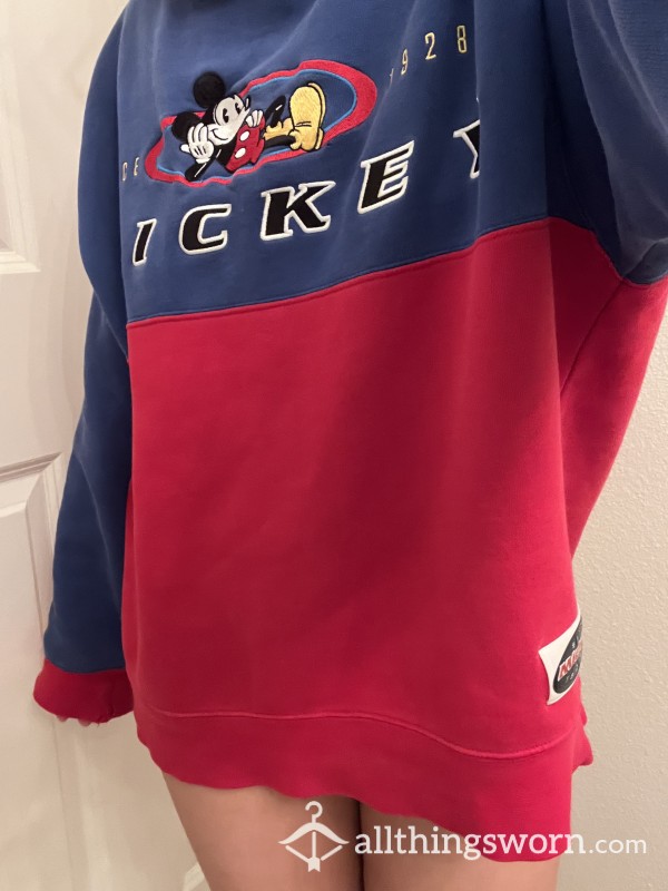 Disney Sweater Worn To Sleep