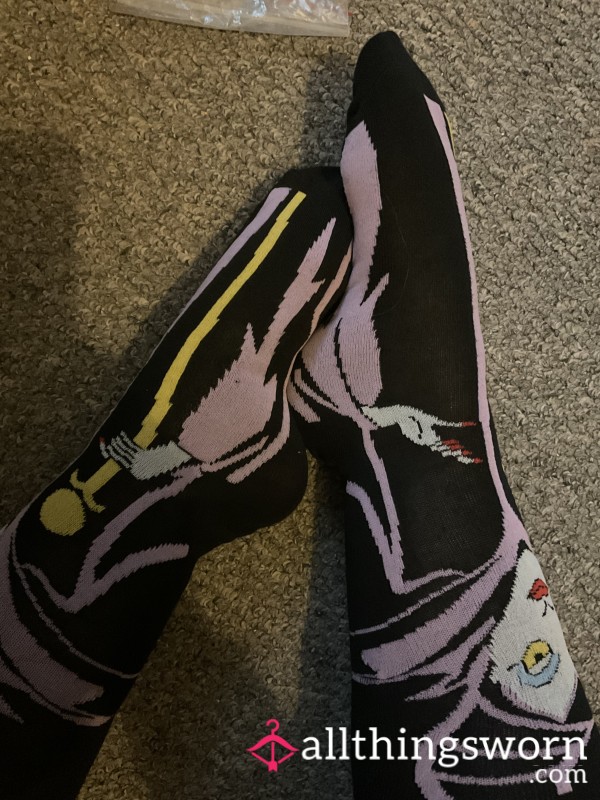 Disney Villain Worn Socks Your Choice Of Wear Length