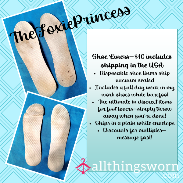 Disposable Shoe Liners – Full Day Wear – Free Discreet Shipping Within The US