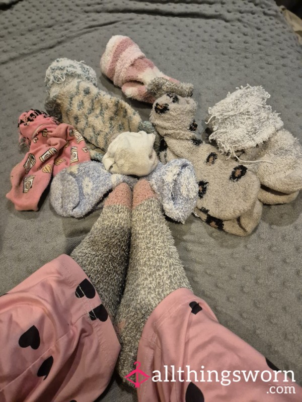 Do You Love Socks? Look At All These Beautiful Bed Socks, Plenty Of Pairs Available, Let Me Tell You, They Do Have A Certain Odour About Them.  Price Below Is Per Pair And Postage Is Included