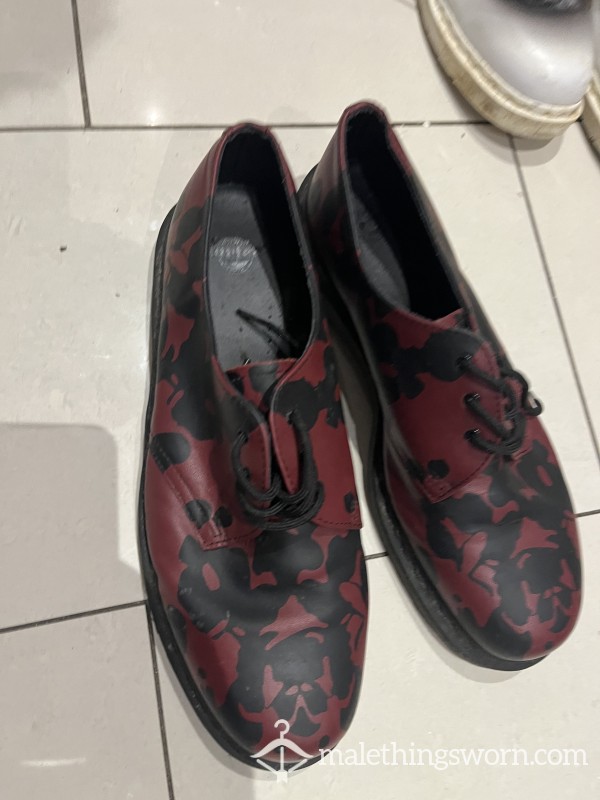 Doctor Martens Red Leather