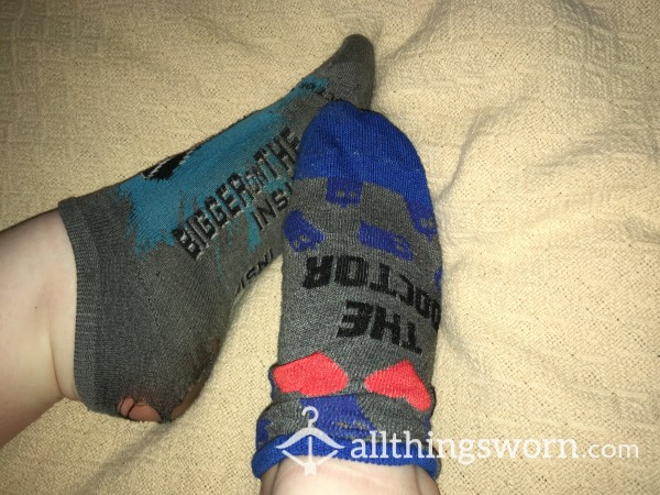 Doctor Who Ankle Socks *geeky Socks*