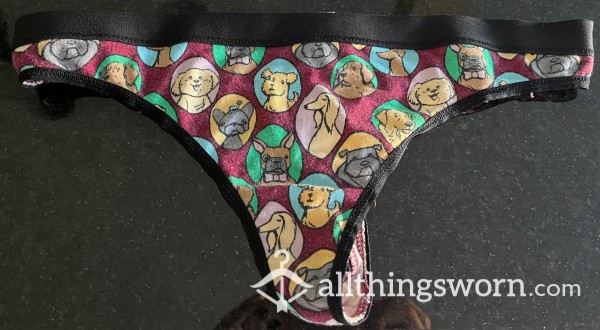 Doggy MeUndies Thong Cotton - Sz Small