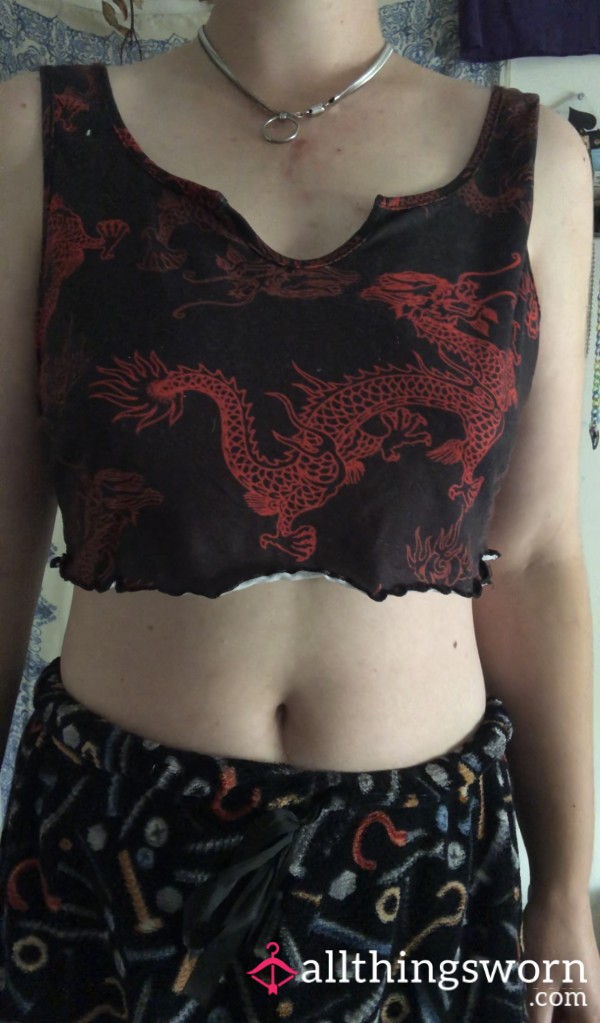 Dragon Crop Top - 4 Years Old