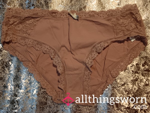 Dusky Pink Panties With Lace Detail