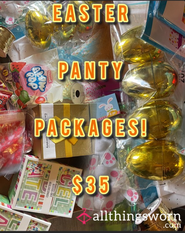 Easter Holiday Bunny Egg Panty Packages! 🐣