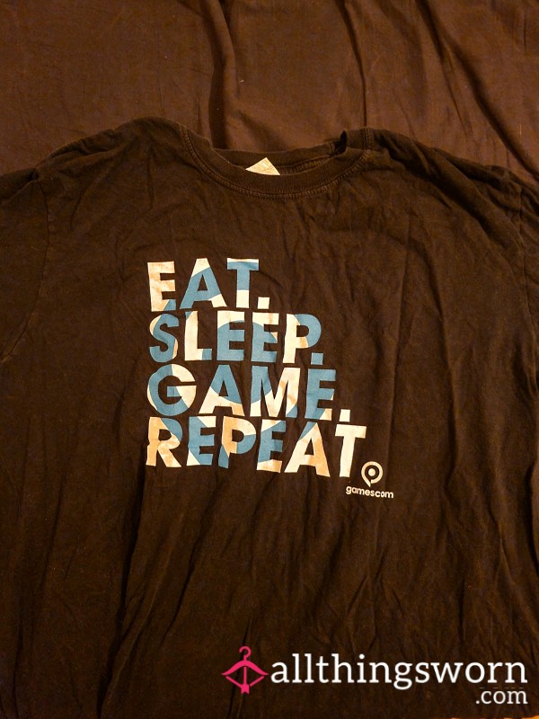 Eat Sleep Game Repeat T-Shirt