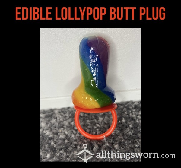 Edible Lollipop Bu*t Plug🌈