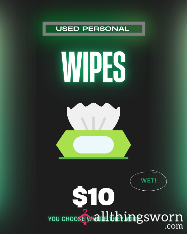 Eerily Exclusive: Customized Used Personal Wipes!