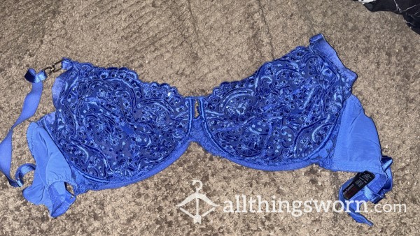 Electric Blue Bra 38H