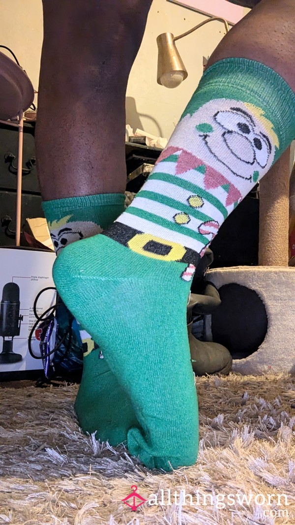 Elf Christmas Socks