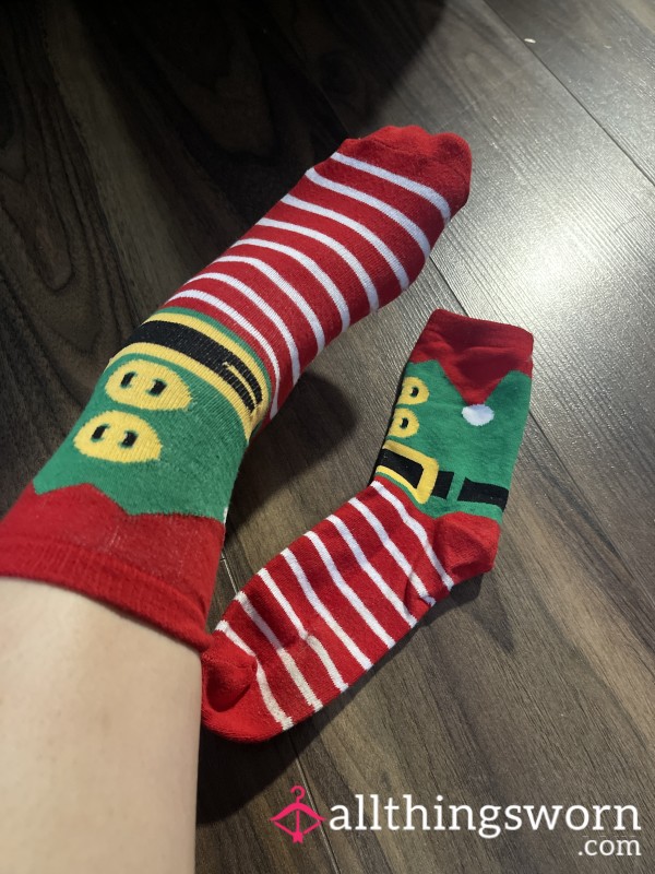 Elf Christmas Socks