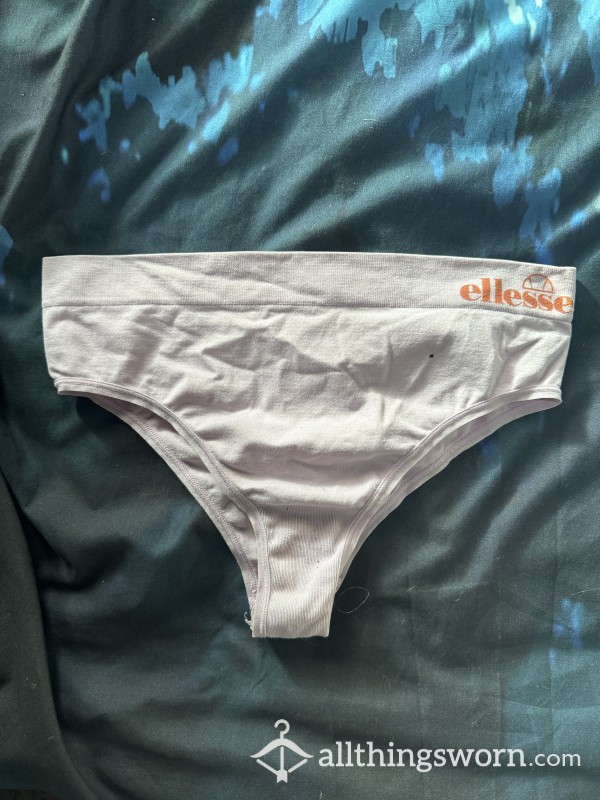 Ellesse Baby Pink Panties Well Worn