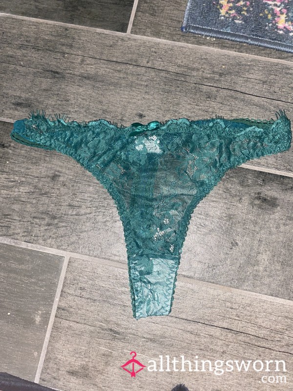 Emerald Green See-Through Thong ✨🌿