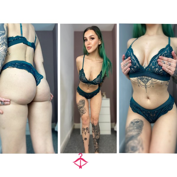 Emerald Lace Lingerie