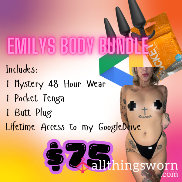 Emily’s Body Bundle - All The Best Parts (Only 3 Being Offered!!!!) 💦💦💦💦💦