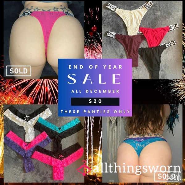 End Of Year Panty Sale