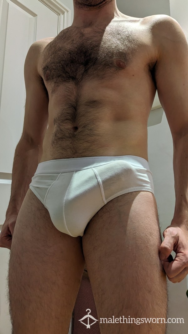 Erection Restrainers - White Briefs