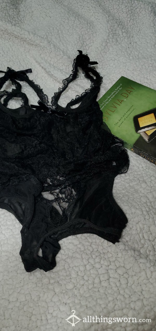 Crotchless Lace Lingerie & An Erotic Novel