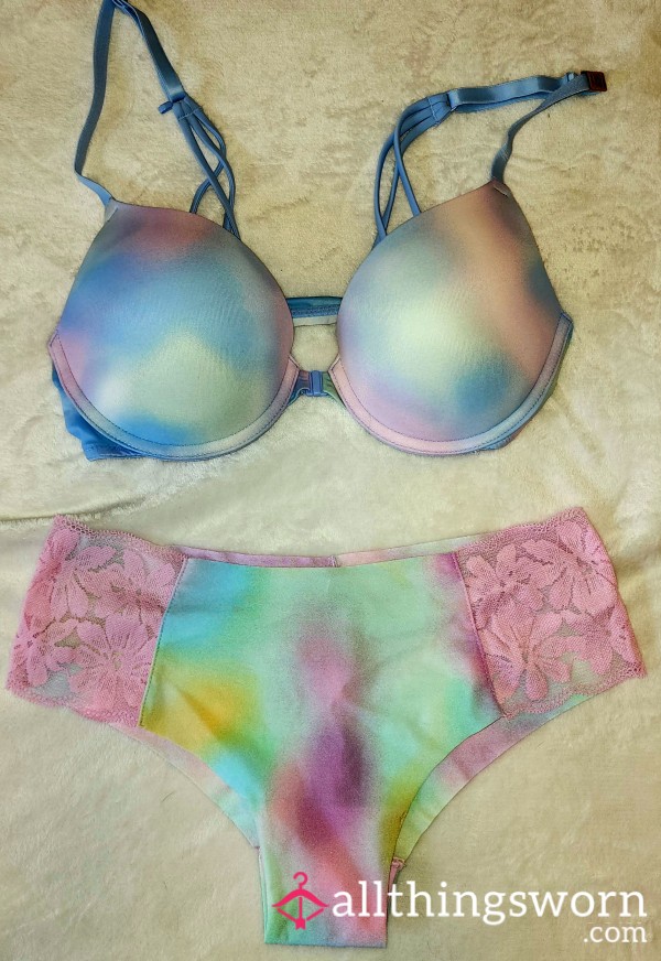 EVERYDAY Set: "Pastel Skies" VS Bra And Cheekster