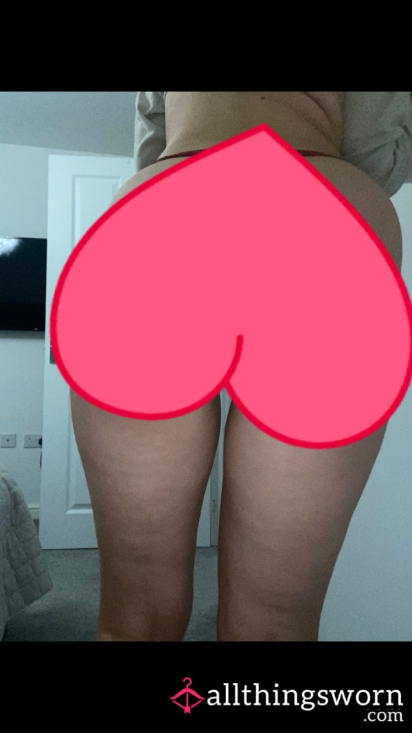 EXCLUSIVE  Red Thong A** Pic