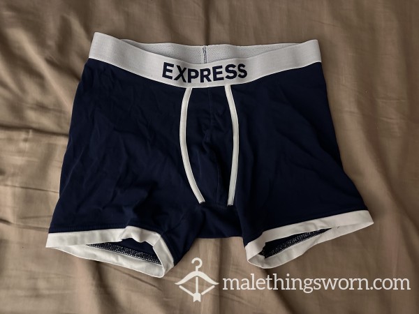 Express Navy Boxer Briefs (M)