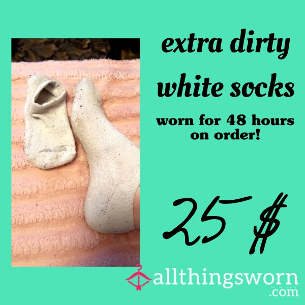 Extra Dirty “White” Socks