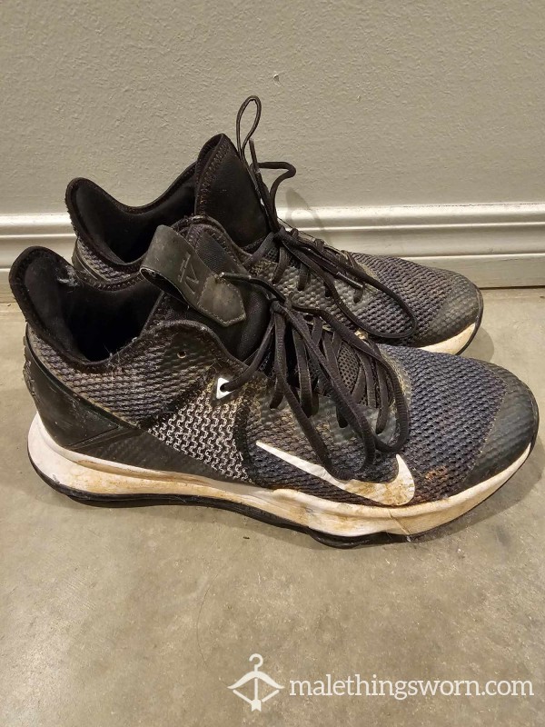 Extra Filthy, Well Worn, LeBron James Nike Basketball Shoes