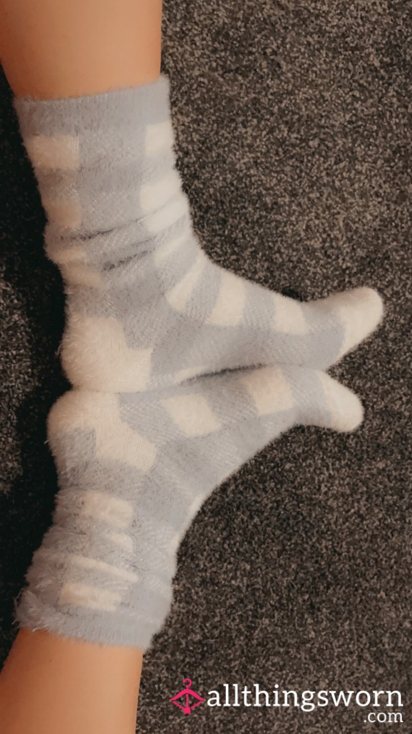 Extra Fluffy Means Extra Sweaty Socks!