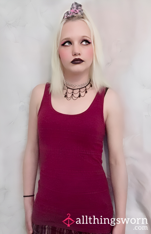 Extra Small Burgundy Tank Top *