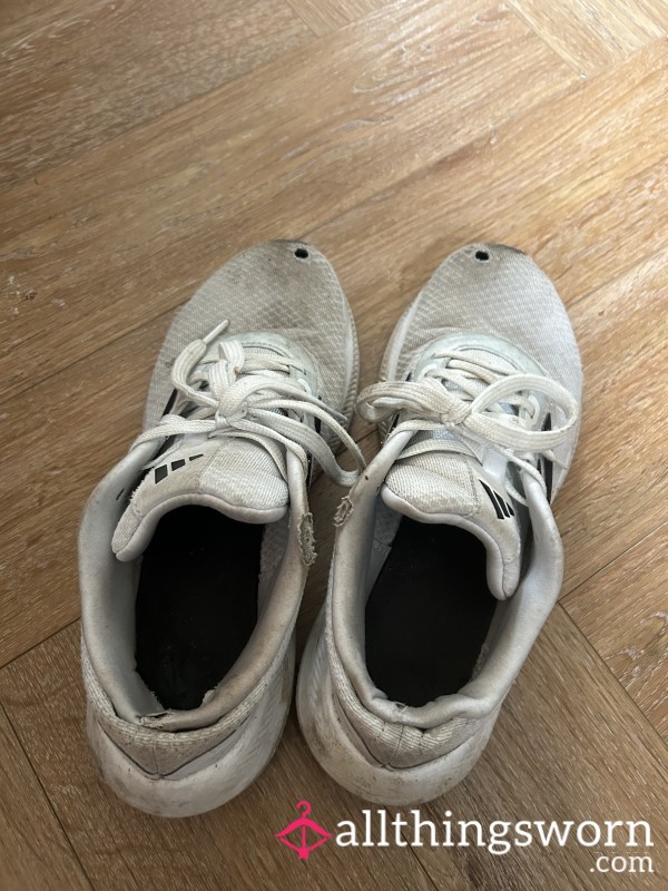 Extremely Old Battered Adidas Trainers