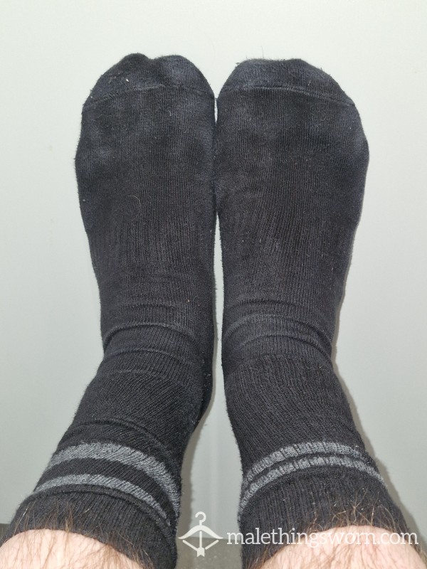 Extremely Smelly And Sweaty Thick Socks Worn In Boots