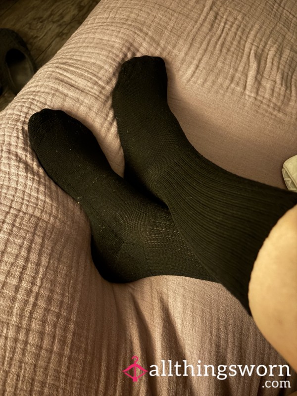 Extremely Stinky Black Socks 3 Day Wear🦶