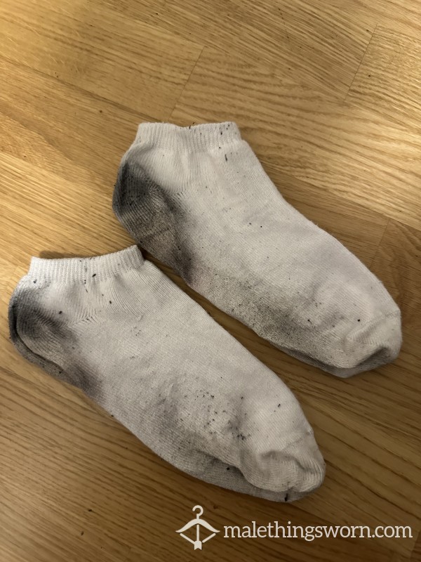 Extremely Sweaty And Smelly White Socks