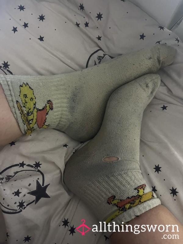 Extremely Used Simpsons Socks