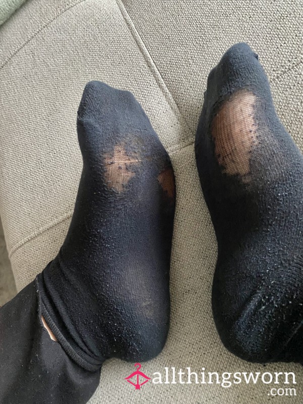 Extremely Well-worn Black Socks