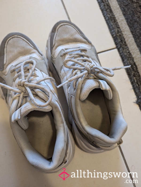 Extremely Well Worn Serving Sneakers