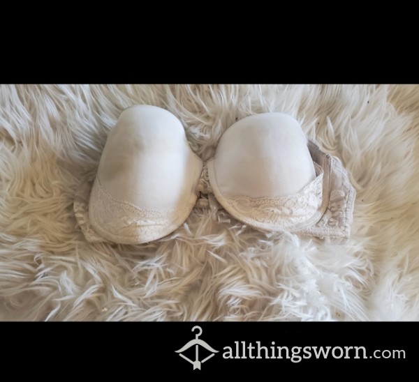 Extremely Well Worn Strapless Bra