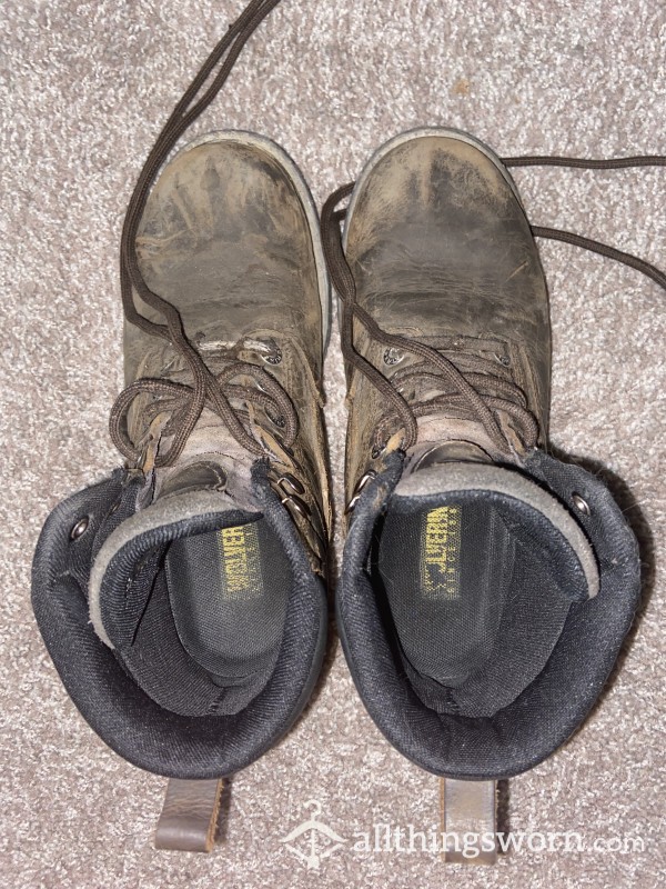 Extremely Well Worn/smelly Welding Boots👸🏻