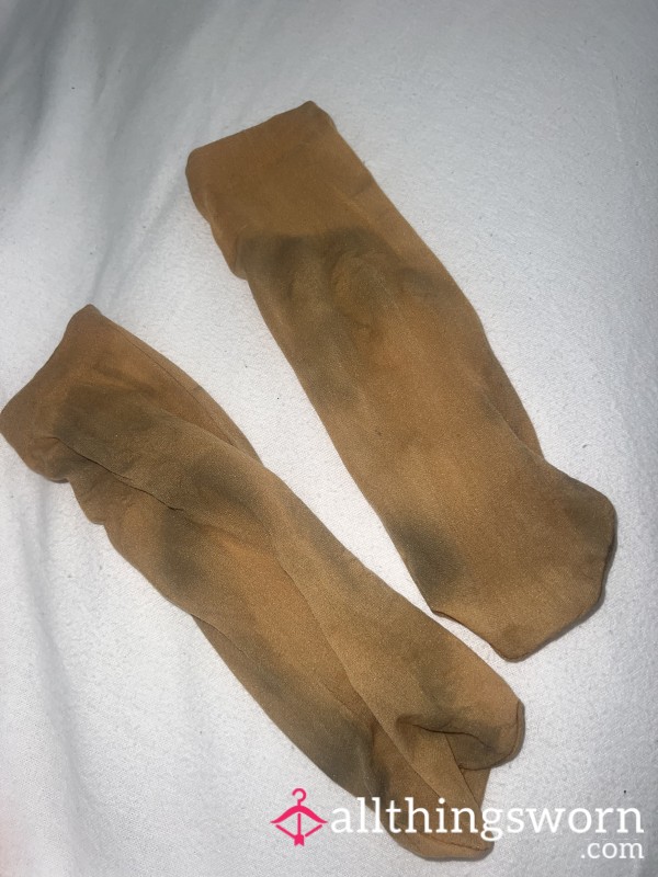 Extremely Worn Nylon Socks